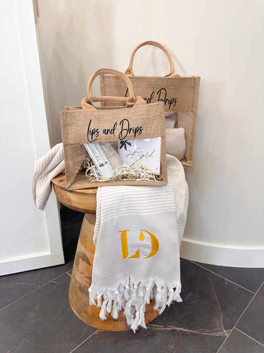Lips & Drips Beach Bag